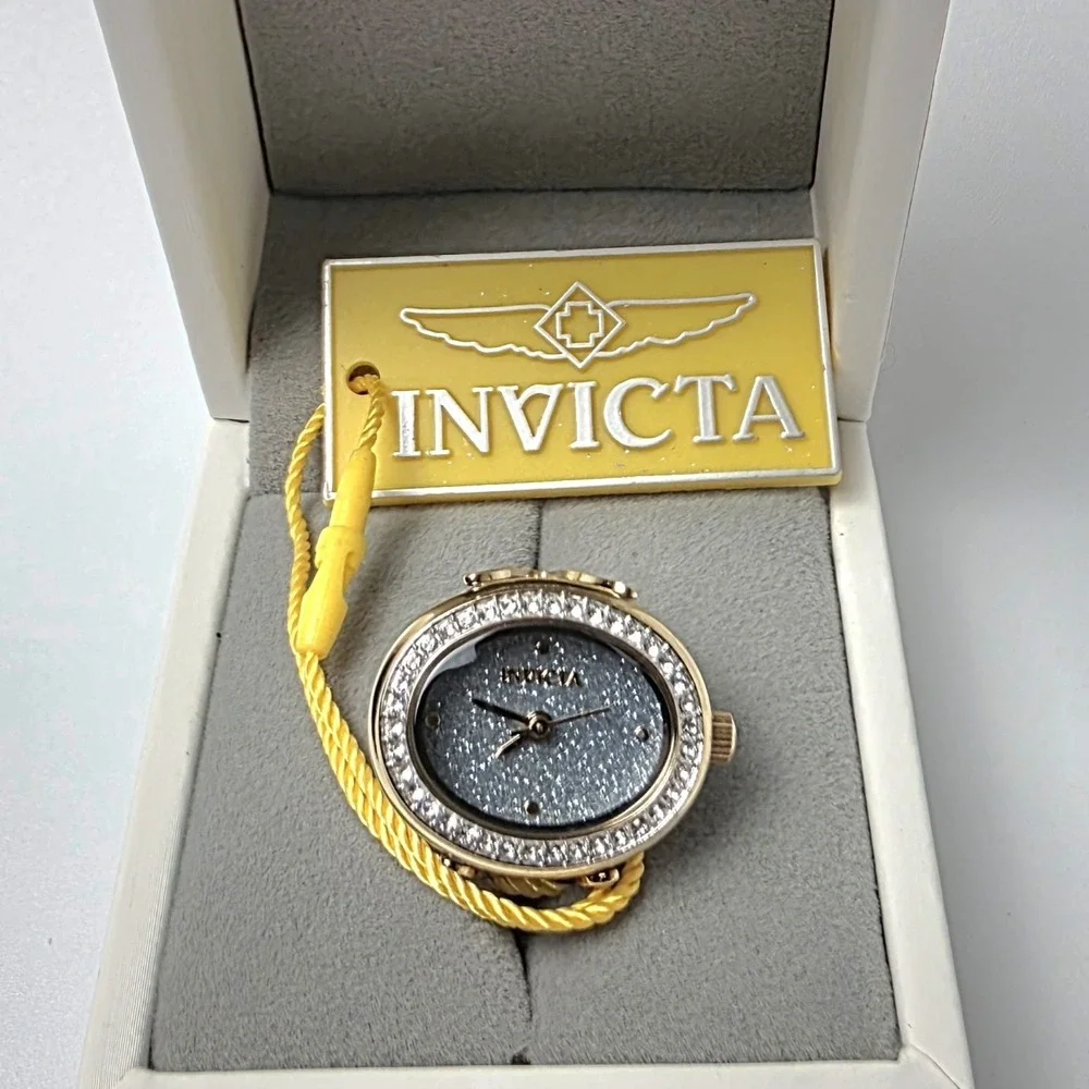 NEW Invicta‎ Mini Angel Women's Ring Watch - 24mm (ZG-49603) #0576